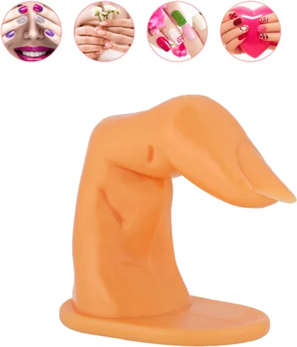 Miniatura 3 de Yinhing Dedos de práctica de uñas, modelo de dedos falsos, arte de uñas, arte de uñas, práctica de dedos, puntas de arte de uñas, maniquí