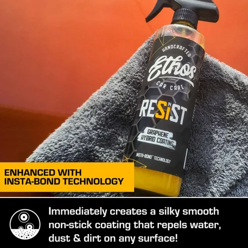 Miniatura 7 de RESIST Revestimiento en Aerosol de Grafeno - Revestimiento Cerámico UV para Autos - Fórmula Híbrida 2 en 1 Revestimiento en Aerosol Cerámico