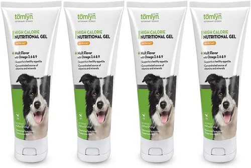 Tomlyn Nutri-Cal - Gel nutricional de alto contenido calórico con sabor a malta para perros, ayuda a apoyar un apetito saludable para los perros,