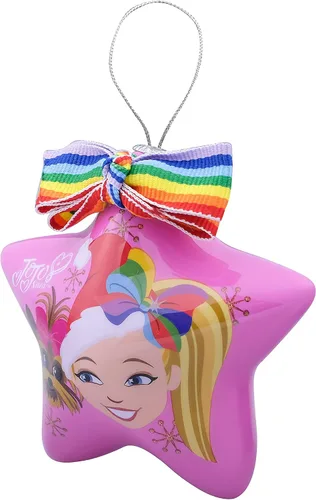 Miniatura 2 de Ruz JoJo Siwa - Juego de adornos de Navidad de estrella y unicornio, decoración de árbol para interiores y exteriores, paquete de 2