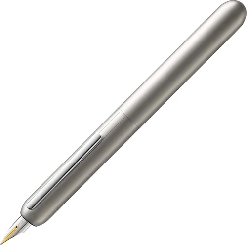 Miniatura 9 de Lamy diálogo negro – pluma estilográfica sin tapa con mecanismo de giro – Pluma de oro de 14 kt, parcialmente chapado en platino & en tamaño M