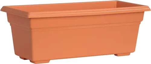 Miniatura 5 de Novelty Maceta para patio, 12 x 27 pulgadas, color marrón