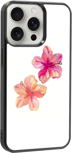 Miniatura 192 de Funda de teléfono de playa de verano a prueba de golpes y protectora con hibisco, bonitas fundas de teléfono para iPhone XR jamaica (Hibiscus Flower)