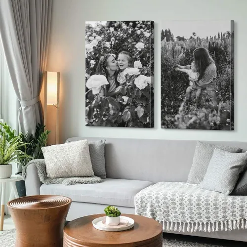 Miniatura 5 de Lona Premium gruesa para envolver – tu foto personalizable, none, 12" x 12" Sin marco