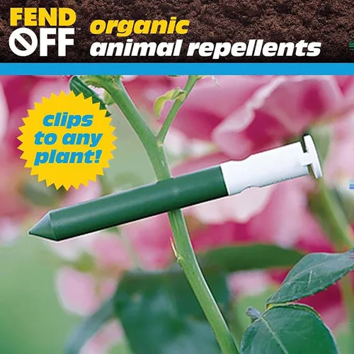 Miniatura 3 de Luster Leaf DR-50 - Clips para plantas repelentes de ciervos y conejos, color verde