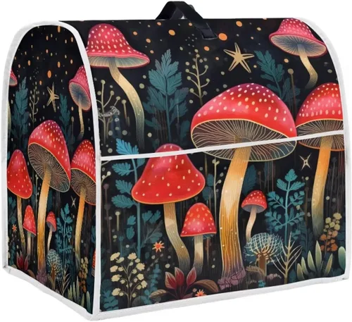 Miniatura 31 de Funda para batidora de pie de libélula bohemia compatible con mezclador de cocina de 4.5 a 5 cuartos de galón, a prueba de polvo, cubierta