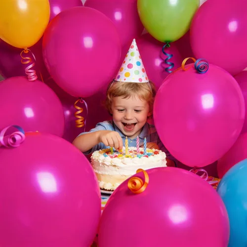 Miniatura 7 de 32 globos rosa intenso de 18 pulgadas, globos grandes redondos de látex para fiestas, para decoraciones de cumpleaños y bodas. C12-rosa intenso