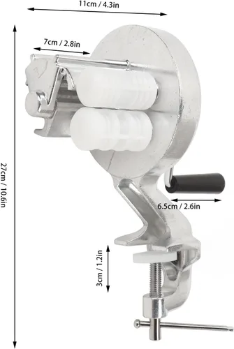 Miniatura 2 de Buachois Cavatelli Máquina para hacer pasta, manivela original italiana para hacer pasta, máquina para hacer pasta de ñoquis para cocina italiana