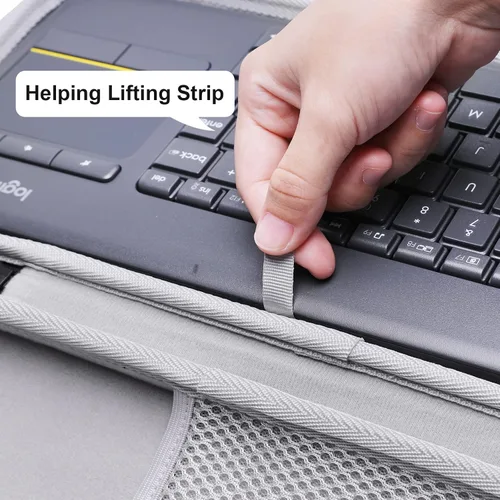 Miniatura 4 de XANAD Funda rígida para Logitech K400 Plus/Logitech POP Keys/Logitech MX Mecánico Mini Teclado Táctil Inalámbrico Teclado Touchpad