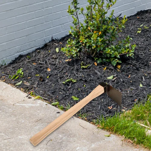 Miniatura 3 de Kisangel Reemplazo de mango de madera de 14.56 pulgadas para herramienta de jardín con agarre cómodo, mango de madera duradero para cuidado