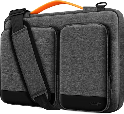 Miniatura 8 de Alfheim Funda para laptop de 14 a 14.2 pulgadas, protección de 360°, impermeable, a prueba de golpes, ligera, para MacBook Air 15, compatible
