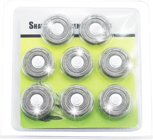 Miniatura 6 de Cuchilla de repuesto para cabeza de afeitadora de 8 piezas, compatible con maquinillas de afeitar eléctricas Skull Shaver Pitbull