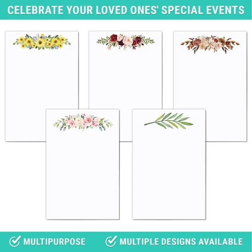 Miniatura 6 de 321Done Tarjetas verdes en blanco, papel kraft de 4 x 6, juego de 50 – fabricadas en los Estados Unidos, cartulina gruesa, ideal para saludos