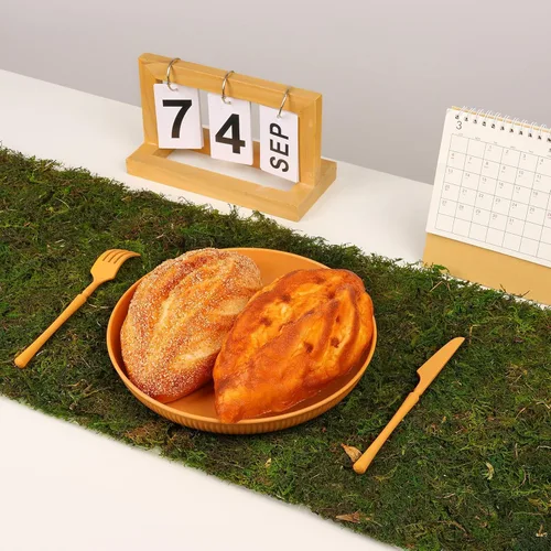 Miniatura 2 de Camino de mesa de musgo seco, rollo de hoja de musgo verde para manualidades, tapete de musgo preservado para decoración de mesa, musgo verde