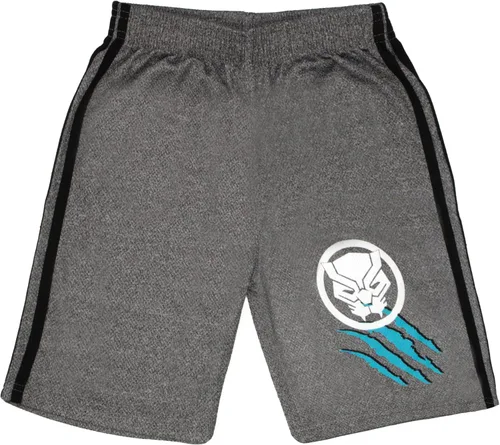 Miniatura 5 de Marvel Avengers Spider-Man Black Panther Miles Morales - Conjunto de camiseta de manga corta para niños, camiseta sin mangas y pantalones cortos