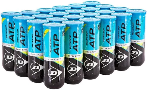 Miniatura 3 de DUNLOP ATP Super Premium - Lata de pelota de tenis extra resistente, 3 latas de pelotas (24 latas, 1 estuche)