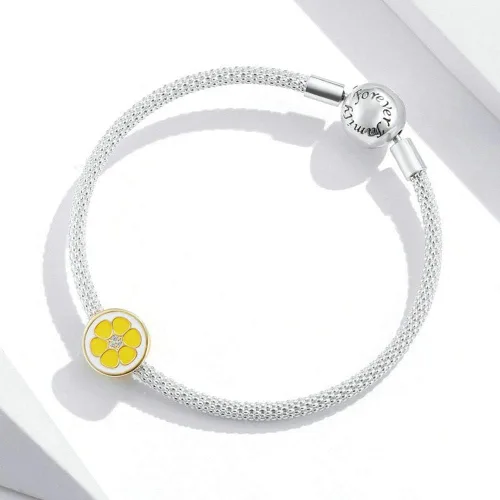Miniatura 4 de Abalorio Durian de plata de ley 925 con diseño de fresa y fruta, para pulsera Pandora