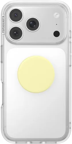Miniatura 3 de PopSockets PopTop, agarre adhesivo para teléfono con parte superior intercambiable, amarillo - amarillo mantequilla