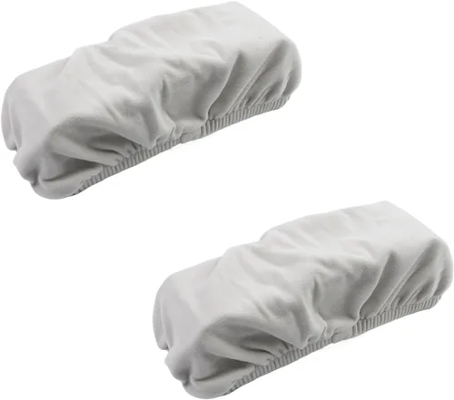 Miniatura 8 de Fundas para reposabrazos de silla de oficina, fundas para sofá reclinable (marrón)