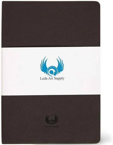 Cuaderno de bocetos A5, libro de bocetos de tapa blanda que se abre completamente plano para todos, ideal para tinta, acuarela, bolígrafo, lápices,