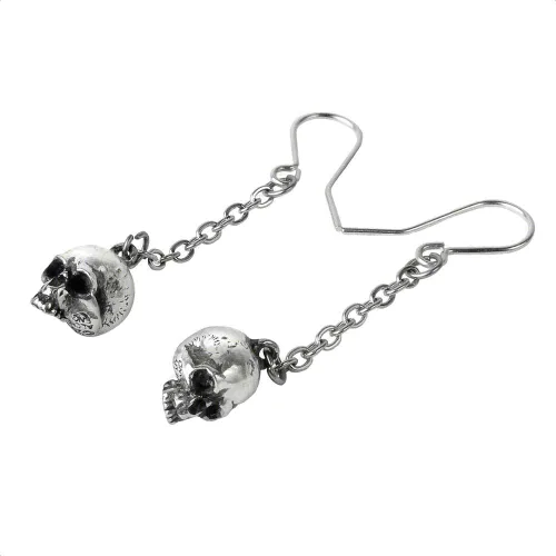 Miniatura 2 de Pendientes de cadena colgantes de peltre, Peltre