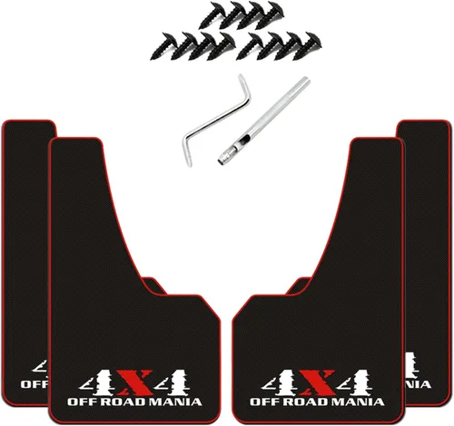 Miniatura 11 de 4 unidades de guardabarros de tamaño mini universal para automóvil, protector contra salpicaduras, apto para sedán, hatchbacks, protector de lodo