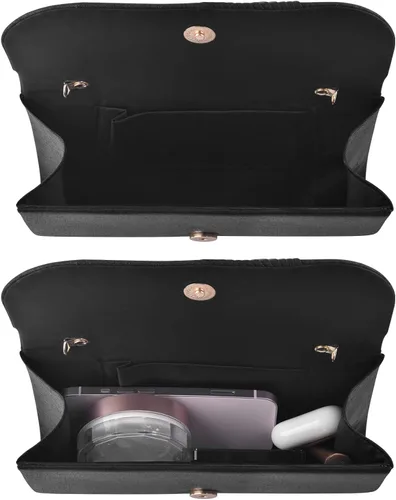 Miniatura 5 de TINDTOP Bolsos de mano para mujer de noche, bolsas de mano formales de fiesta, bolsos de hombro brillantes sobre bolsos de boda cóctel graduación