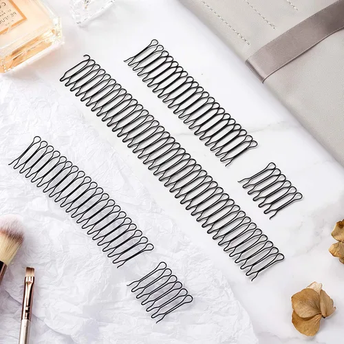 Miniatura 7 de ANCIRS Paquete de 12 peines fijadores de acabado de cabello, accesorios para el cabello en forma de U para mujeres y niñas