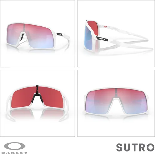 Miniatura 106 de Oakley Sutro OO9406 / OO9462 - Lentes de sol para hombre, kit de correa de accesorios, bolsa de microfibra