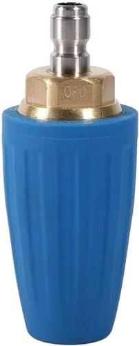 Miniatura 5 de Boquilla Turbo, 1/4 "de conexión rápida de alta presión limpiador limpiador accesorio de pulverización de turbina giratoria boquilla 3000Psi (040)