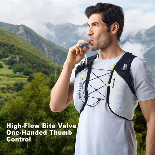 Miniatura 8 de N NEVO RHINO Bolsa de hidratación 2L-3L, depósito de agua para mochila de senderismo, bolsa de almacenamiento de agua a prueba de fugas, bolsa