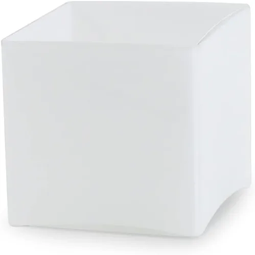 Miniatura 9 de WGV - Jarrón de cristal en forma de cubo a granel, portavelas, 3 x 3 x 3 pulgadas, contenedor transparente elegante con decoración floral
