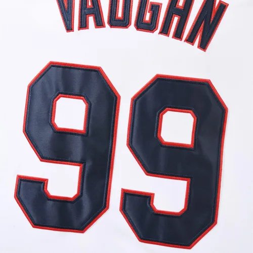 Miniatura 4 de BafrA Camiseta para hombre #99 Ricky Vaughn de los años 90, ropa de hip hop, camiseta de béisbol de película, camiseta cosida para fanáticos