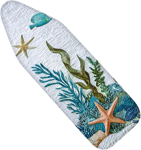 Miniatura 23 de Nuxovilar Maniquí de Costura Vintage y Funda para Tabla de Planchar con Patrón Floral, 15×54 pulgadas, Se Adapta a la mayoría de Tablas Estándar