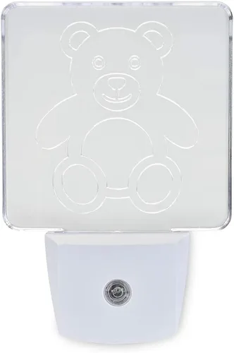 Miniatura 4 de Spectra479 - Luz nocturna LED roja tenue para dormitorios y baños [paquete de 2] - BioRhythm Safe - (Teddy Bear)