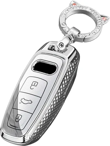 Miniatura 9 de SANRILY Funda para llave Audi 2022, Negro (a)