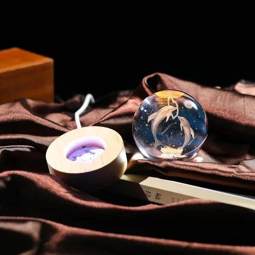 Miniatura 4 de Regalos de Delfín 3D para Mujeres - Figuras de Delfín de Cristales de 60mm Decoración de Animales de Vidrio - Recuerdo de Cumpleaños Pisapapeles