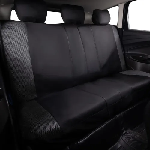 Miniatura 7 de Flying Banner Fundas de asiento de automóvil de fibra de carbono de calidad, tela de malla de aire, deportiva, respaldo bajo, respaldo alto