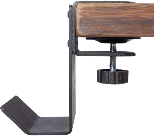 Miniatura 3 de Stand Up Desk Store - Gancho para colgar los auriculares, la mochila o la bolsa bajo el escritorio. Se fija con la abrazadera en el escritorio
