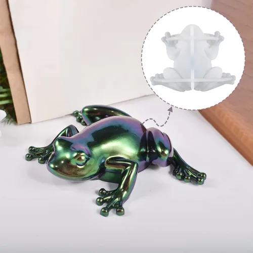 Miniatura 5 de 4 moldes de resina de animales, moldes de rana, lagarto, caracoles de silicona, moldes de joyería para resina epoxi, decoración del hogar