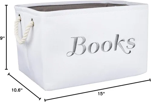 Miniatura 5 de APPLE PIE ORDER Cesta de guardería, contenedor de almacenamiento y organizador para bebé, pañales, toallitas, libros, juguetes. Caja decorativa