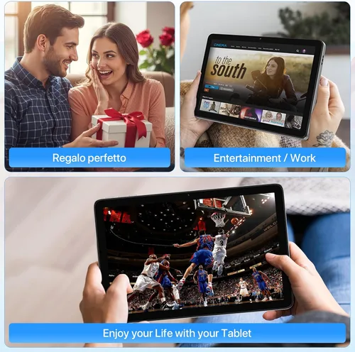 Miniatura 7 de UMIDIGI G1 Tab Tablet 2025, 8(4+4) GB+64GB 1TB Expand, WiFi 5G/2.4G, Tablet de 10.1 pulgadas HD Diseño Premium Sensación de Seda hasta 2.0 GHz