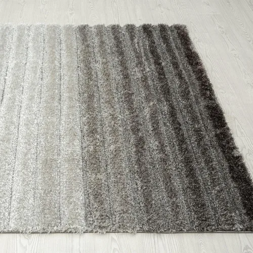 Miniatura 6 de LUXE WEAVERS Lantanas Collection 7119 - Alfombra geométrica moderna gris de 5 x 7 pulgadas