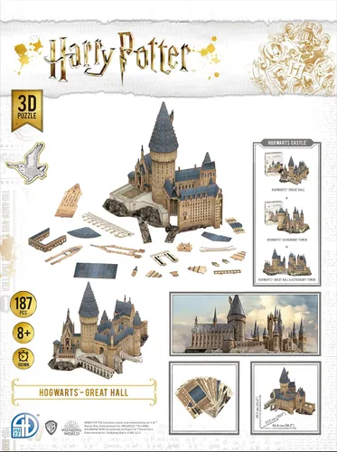 Miniatura 3 de 4D Cityscape Harry Potter Great Hall - Rompecabezas de papel 3D estándar, multicolor