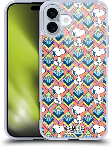 Miniatura 173 de Head Case Designs Snoopy Deco Dreams - Funda de gel suave con licencia oficial de Peanuts Blue Pattern compatible con Apple iPhone 7 Plus/iPhone 8