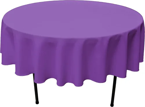 Miniatura 46 de GEFEII Servilletas de tela de poliéster sólido de 18 x 18 pulgadas para cocina, mantel rectangular cuadrado redondo para bodas, fiestas