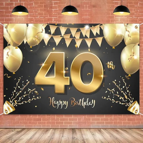 Miniatura 41 de HAMIGAR Fondo de pancarta de feliz cumpleaños número 10 de 6 x 4 pies, decoraciones de cumpleaños de 10 años, suministros de fiesta para niñas