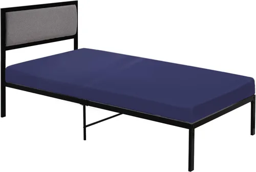 Miniatura 5 de Sábanas para catre de 31" x 75", sábana ajustable para colchón de catre de guardería con cama individual estrecha/litera de campamento/literas