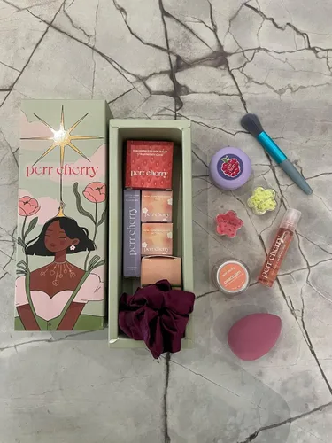 Miniatura 3 de Kit de maquillaje orgánico para niños, 100% natural y agradable a la piel, regalo de cumpleaños para 6 a 16 años, incluye resaltador de ojos