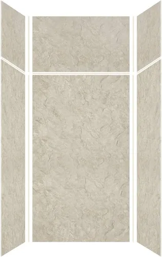 Miniatura 56 de Transolid EWKX483696-41 Expressions - Kit de pared de ducha de 6 paneles con extensión, 36 pulgadas de largo x 48 pulgadas de ancho x 96 pulgadas
